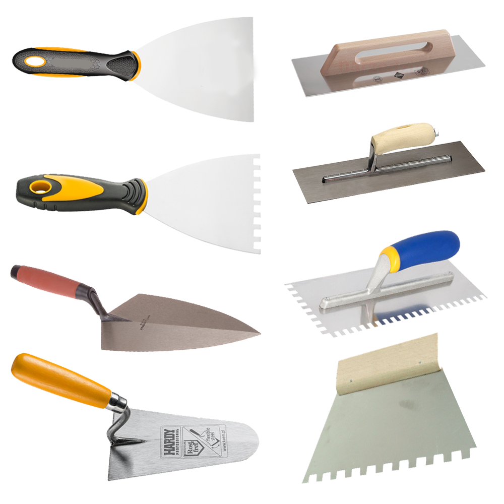 Шпатели, кельмы, мастерки