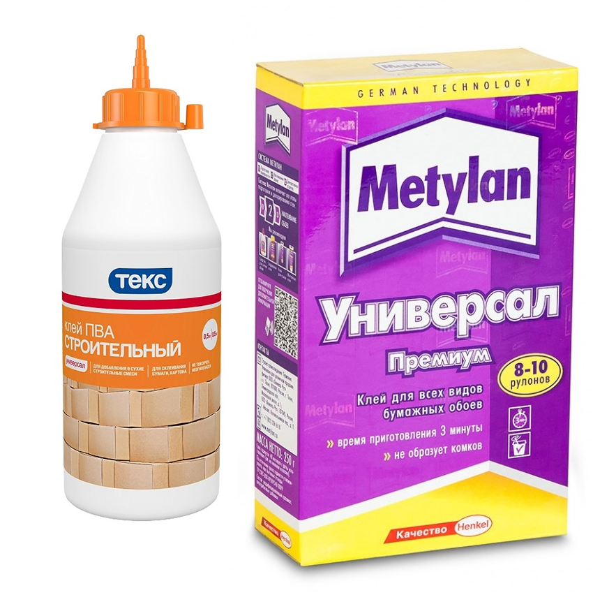 Клеи обойные, ПВА клеи