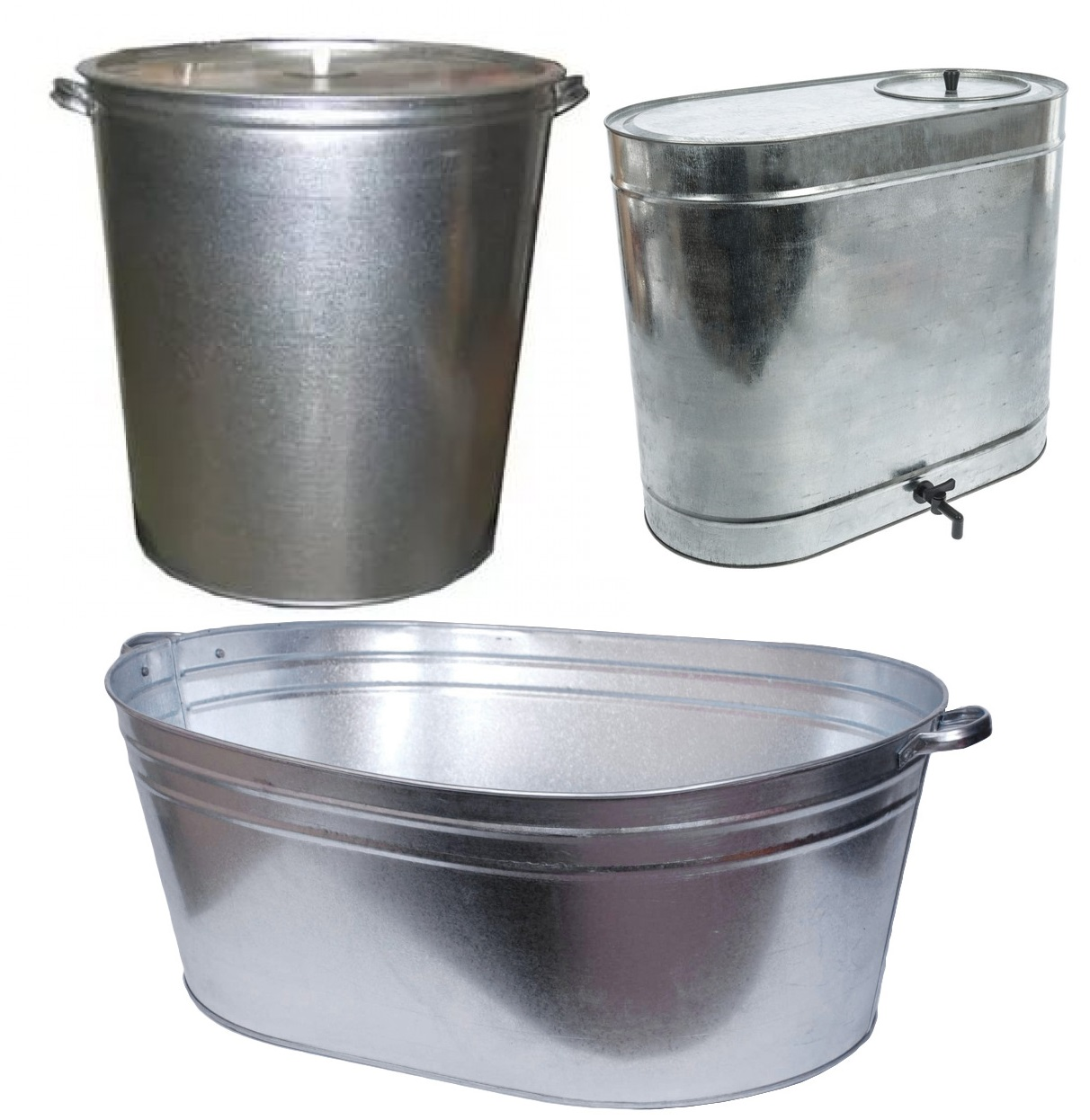 Баки, ванны оцинк