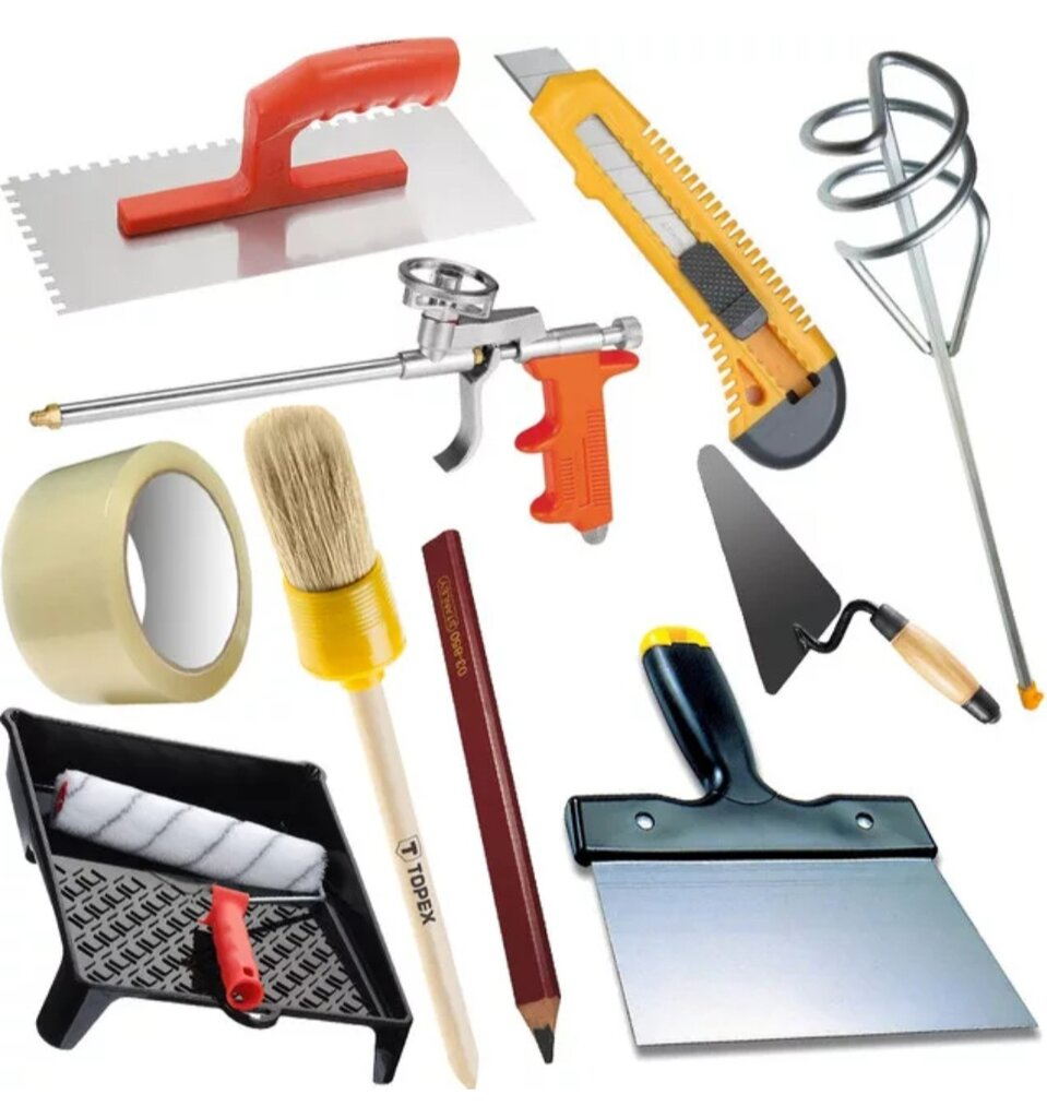 Расходные инструменты для окраски и шпатклевания