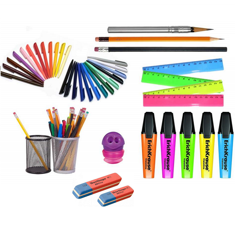 Принадлежности письменные и чертежные
