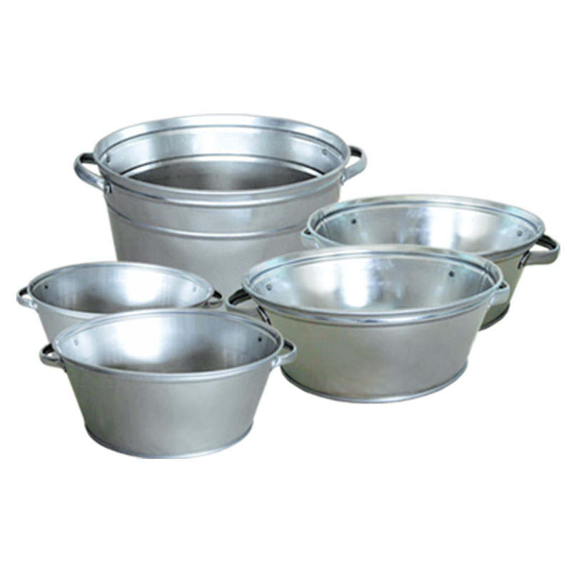 Тазы оцинкованные