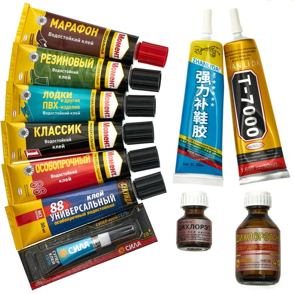 Универсальные клеи, эпоксидные клеи, обувные, резиновые клеи