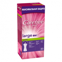 Салфетки Carefree Plus Large 20шт