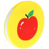 Блок для записи Profit Apple круглый 8,8см 80л в силик обложке