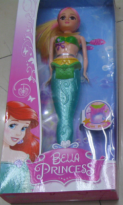 Кукла Русалка музыка свет хвост п/м 6988А коробка