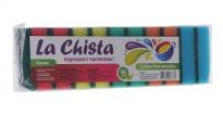 Губка для мытья посуды Прима La Chista 10шт
