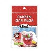 Пакеты для льда Komfi 192 кубика Самозатягивающийся