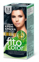 Краска крем для волос Fitocolor 1.1 Иссиня черный 115мл