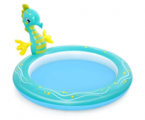 Бассейн надувной с разбрызг Seahorse 188х160х86см фонтан 140л 