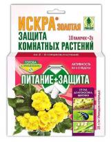 Искра Золотая палочки для защиты комн растений 10шт Green Belt