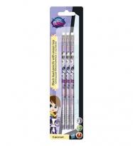 Набор карандашей чг Littlest Pet Shop 3шт HB шестигр с ластиком