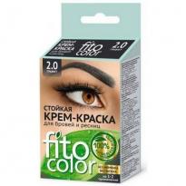 Краска крем Fito color для бровей и ресниц т.графит 2х2мл