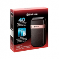 Бритва электр Sakura SA-5424BK 2гол сух бр USB зарядка