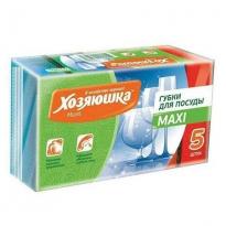 Губка для посуды Хозяюшка Мила Maxi 5шт