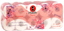 Бумага туалетная Maneki Dream 3сл 30м 1шт