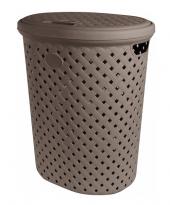 Корзина для белья Rattan 42л 415х330х510мм шоколадный мокко